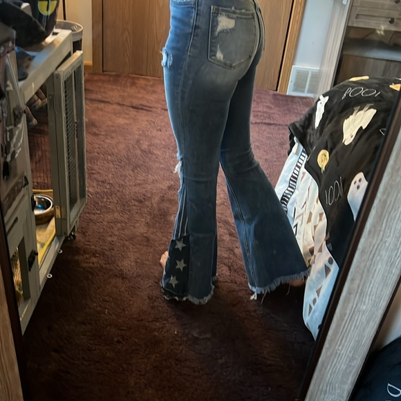 Buckle Bootcut Jeans - Picture 2 of 3